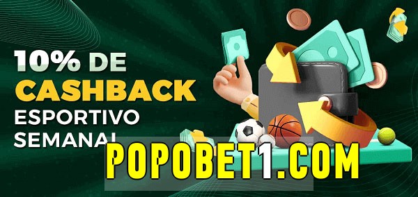 10% de bônus de cashback na popobet 